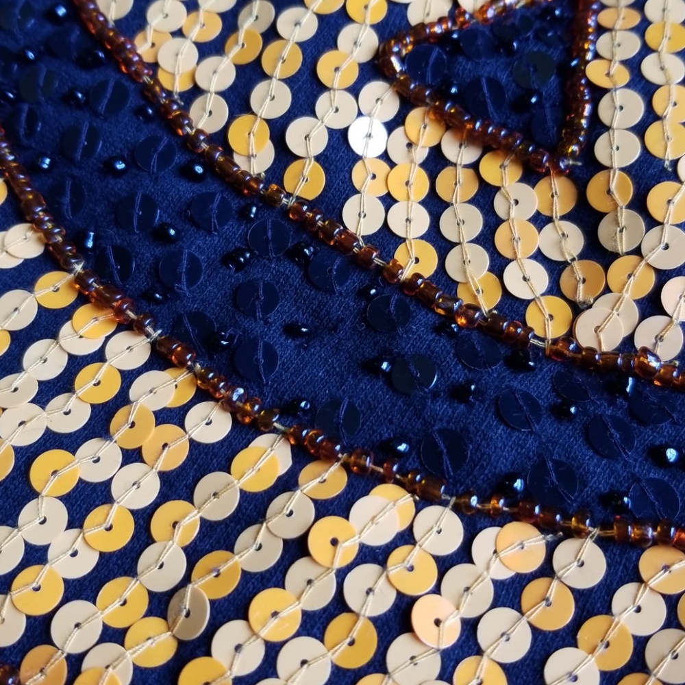 The Quacker Factory 2X Beaded Pumpkin Fall Sweater - Picture 7 of 7
